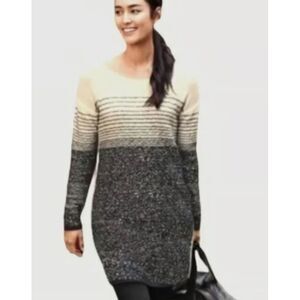 Athleta Black and Cream Mini Dress